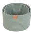 Набор корзин Sensea Magda 20x11.5x27 см цвет зелёный 2 шт.