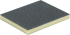Губка шлифовальная абразивная двухсторонняя Norton P100 123x98x12.5 мм