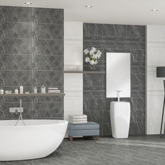 Плитка напольная Azori Hygge Grey 42x42 см 1.23 м² цвет серый