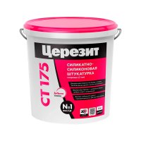 Штукатурка фасадная Церезит CT 175 силикатно-силиконовая короед 2 мм 25 кг
