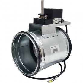 Регулирующая круглая заслонка TECHNO TKD160-02DN