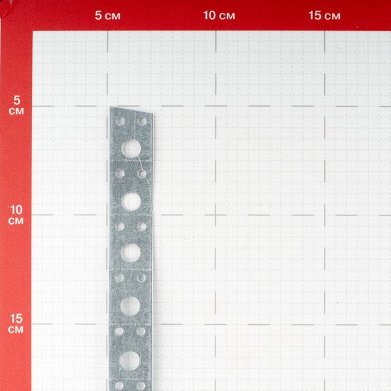 Лента крепежная перфорированная прямая 20х0,5 мм 25 м