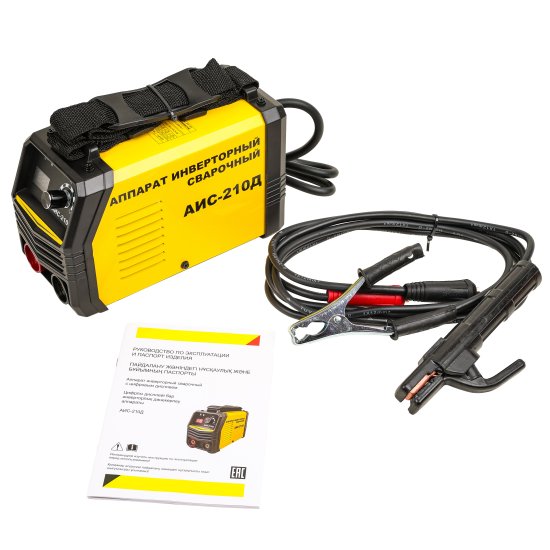 Сварочный аппарат инверторный АИС-210Д S-0002, 210 А, до 4 мм