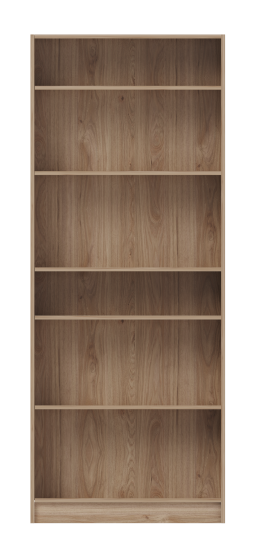 Стеллаж Буккер 80 6 полок 80x201x31.7 см ЛДСП цвет гикори джексон