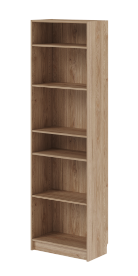 Стеллаж Буккер 60 6 полок 60x201x31.7 см ЛДСП цвет гикори джексон