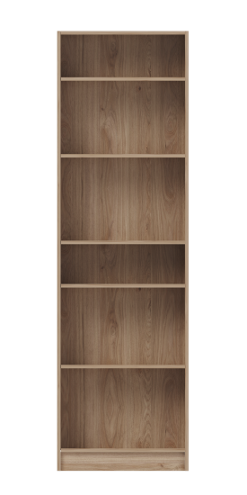 Стеллаж Буккер 60 6 полок 60x201x31.7 см ЛДСП цвет гикори джексон