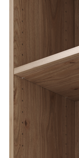 Стеллаж Буккер 40 6 полок 40x201x31.7 см ЛДСП цвет гикори джексон