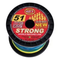 Плетеная леска WFT KG STRONG Multicolor