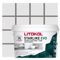 Затирка эпоксидная Litokol Starlike Evo S.120 цвет свинцово-серый 2 кг