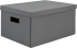 Коробка складная 40x28x20 см картон цвет серый