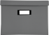Коробка складная 40x28x20 см картон цвет серый