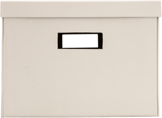 Коробка складная 40x28x20 см картон цвет бежевый