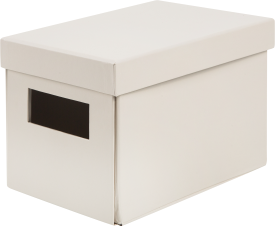 Коробка складная 20x14x13 см картон цвет бежевый