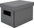 Коробка складная 20x14x13 см картон цвет серый