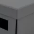 Коробка складная 20x14x13 см картон цвет серый