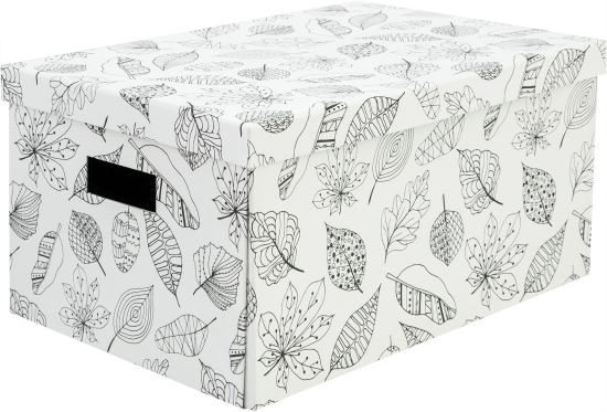Коробка складная 40x28x20 см картон цвет белый