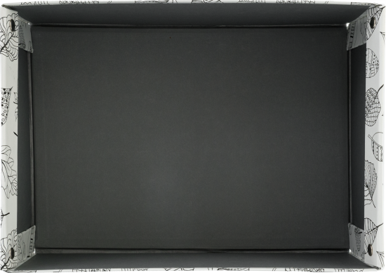 Коробка складная 40x28x20 см картон цвет белый