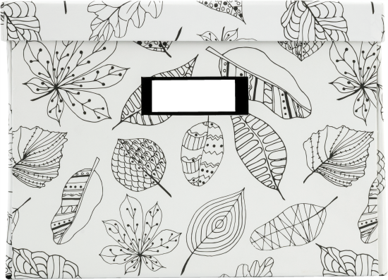 Коробка складная 40x28x20 см картон цвет белый