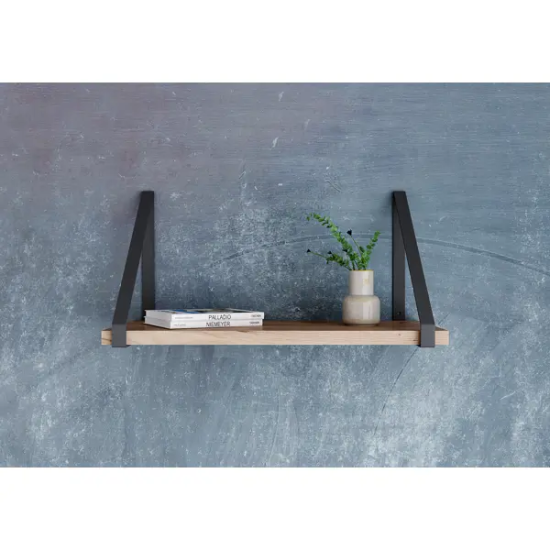 Кронштейн Манхэттен 21x2.1 см сталь нагрузка до 7.5 кг цвет чёрный