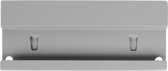 Держатель пластикового ящика 20x1x9 см сталь цвет серый