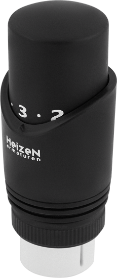 Термостатическая головка жидкостная Heizen TC-9 универсальное подключение черная
