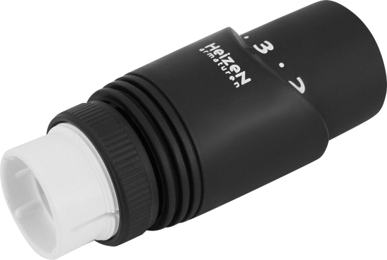 Термостатическая головка жидкостная Heizen TC-9 универсальное подключение черная