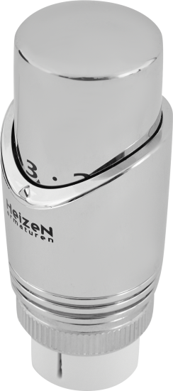 Термостатическая головка жидкостная Heizen TC-9 универсальное подключение серая