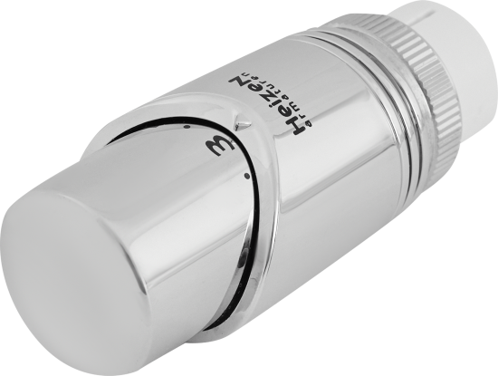 Термостатическая головка жидкостная Heizen TC-9 универсальное подключение серая