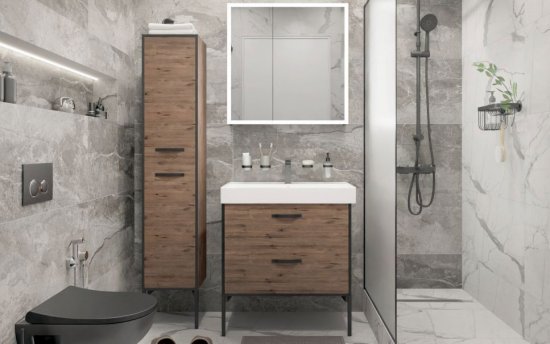 Раковина Вилис 65 см мебельная