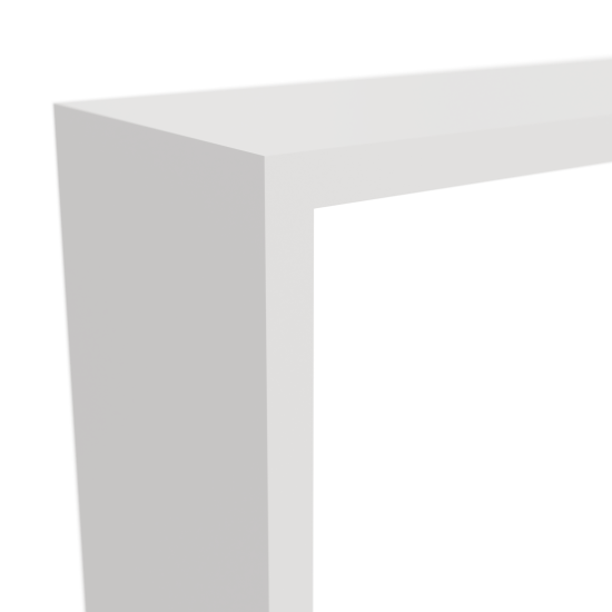 Полка настенная Spaceo 24x24 см/27x27 см/30x30 см МДФ цвет белый 3 шт