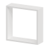 Полка настенная Spaceo 24x24 см/27x27 см/30x30 см МДФ цвет белый 3 шт
