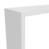 Полка настенная Spaceo 24x24 см/27x27 см/30x30 см МДФ цвет белый 3 шт