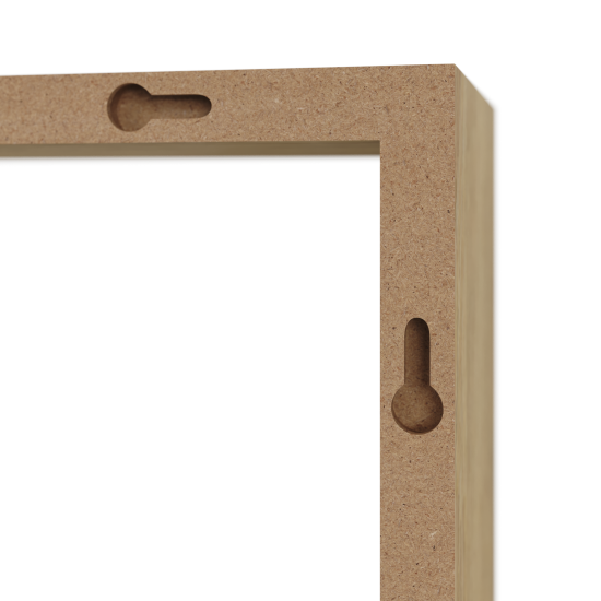 Полка настенная Spaceo 45x27 см/40x22 см МДФ цвет натуральный дуб 2 шт