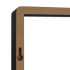 Полка настенная Spaceo 20x20 см/24x24 см/28x28 см МДФ цвет чёрный 3 шт
