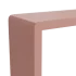 Полка настенная Spaceo 20x20 см/24x24 см/28x28 см МДФ цвет розовый 3 шт
