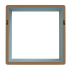 Полка настенная Spaceo 20x20 см/24x24 см/28x28 см МДФ цвет синий 3 шт