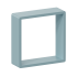 Полка настенная Spaceo 20x20 см/24x24 см/28x28 см МДФ цвет синий 3 шт