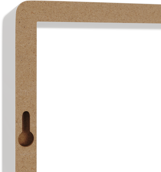 Полка настенная Spaceo 20x20 см/24x24 см/28x28 см МДФ цвет белый 3 шт