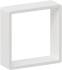 Полка настенная Spaceo 20x20 см/24x24 см/28x28 см МДФ цвет белый 3 шт