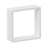 Полка настенная Spaceo 20x20 см/24x24 см/28x28 см МДФ цвет белый 3 шт