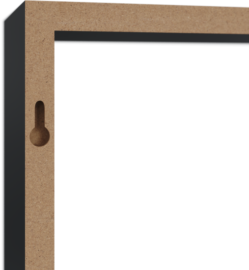 Полка настенная Spaceo 24x24 см/27x27 см/30x30 см МДФ цвет чёрный 3 шт