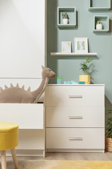 Полка настенная Spaceo 20x20 см/24x24 см/28x28 см МДФ цвет зеленый 3 шт