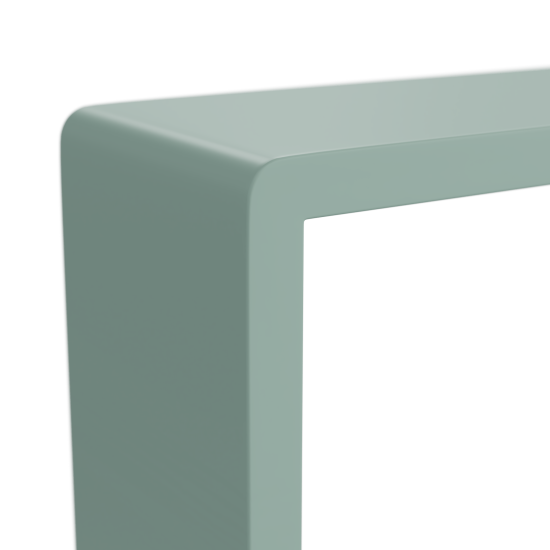 Полка настенная Spaceo 20x20 см/24x24 см/28x28 см МДФ цвет зеленый 3 шт