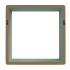 Полка настенная Spaceo 20x20 см/24x24 см/28x28 см МДФ цвет зеленый 3 шт