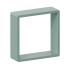 Полка настенная Spaceo 20x20 см/24x24 см/28x28 см МДФ цвет зеленый 3 шт