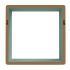 Полка настенная Spaceo 20x20 см/24x24 см/28x28 см МДФ цвет зеленый 3 шт