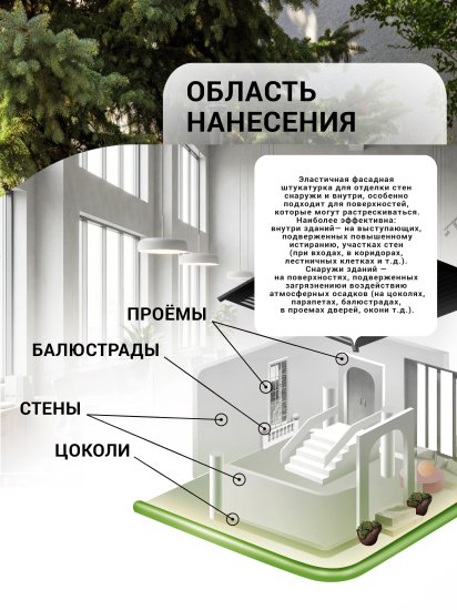 Штукатурка декоративная эластичная Bayramix I-Flex FL 001 14 кг цвет белый