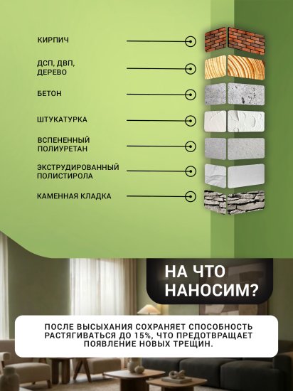 Штукатурка декоративная эластичная Bayramix I-Flex FL 001 14 кг цвет белый