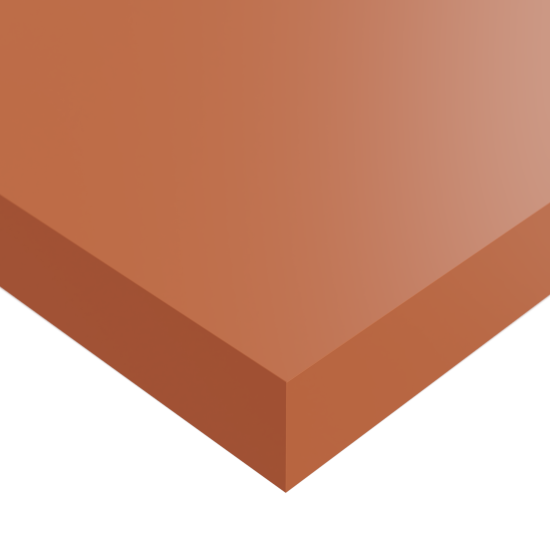 Полка настенная Spaceo Cotta 80x23.5 см МДФ цвет красный