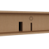 Полка настенная Spaceo Cotta 80x23.5 см МДФ цвет красный